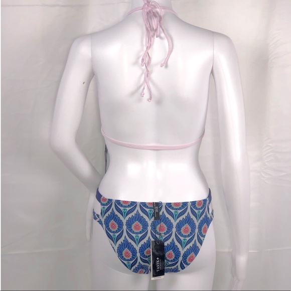 Tavik Lilac Triangle Dbl String Halter Bikini Top - Picture 12 of 14